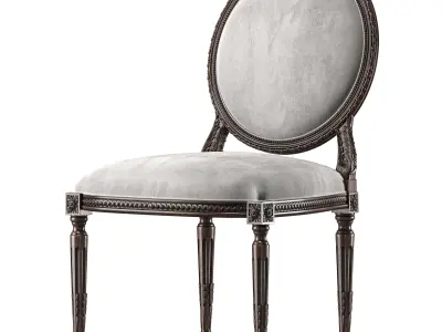 chairish louis chair art 5694 3D model