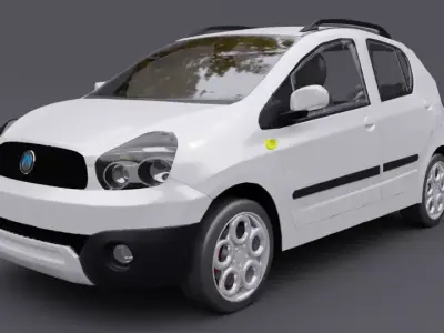geely lc cross 3D model
