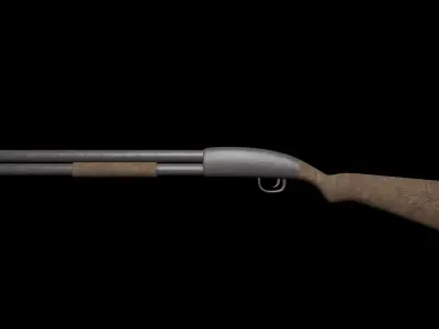 Shotgun 3D model purchase