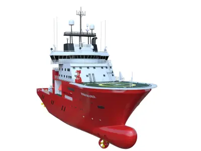 MERMAID ENDURER BOAT 3D model