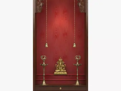 POOJA ROOM 3D model