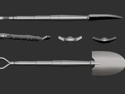 Shovel 3D model purchase