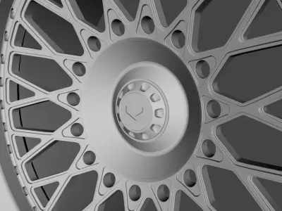 WHEEL BASED VOSSEN ERA-1 TYPE LUG NUT 3D model