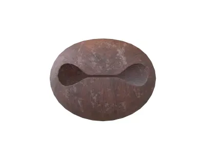 Wooden Fish V1 002 Low-poly 3D model
