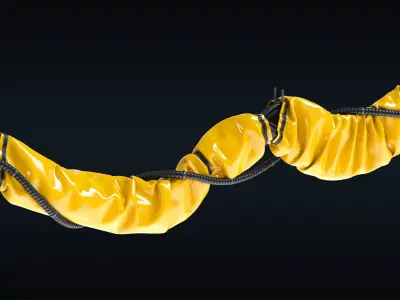 Cables and Wires set  3D model