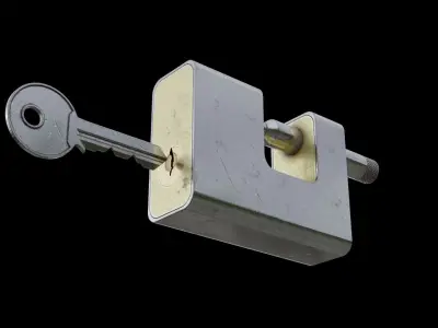 Viro Padlock 3D model
