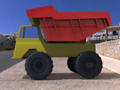 Toy Truck 3D print model get