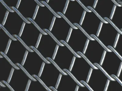 Metal Mesh  Low-poly 3D model