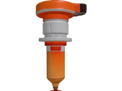 Futuristic Stimpack Injector 3D Model 3D model purchase