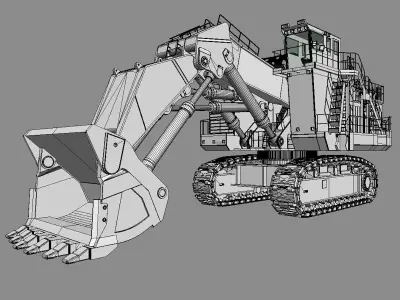 HITACHI EX8000 3D model