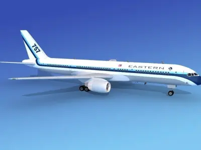 Boeing 757-200 Eastern Airlines 2 3D model