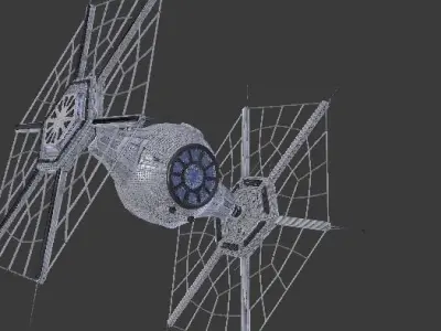 Star Wars TIE Ship 3D model