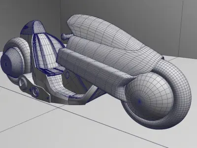 Akiras Motorcycle 3D model