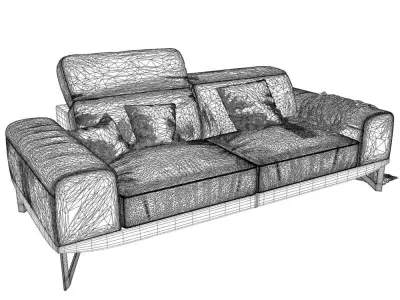 104-Sofa Natuzzi Italo part 4 3D model
