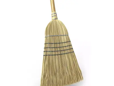 Broom 3D model