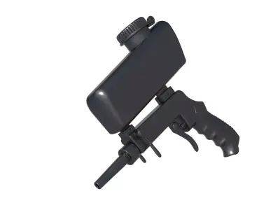 Pneumatic Tar - Sandblaster Gravity Feed Blaster - Paint spray 3D print model