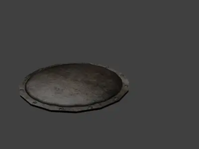 Round Shield 2 Free 3D model
