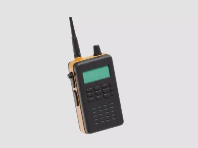 Walkie Talkie Low-poly 3D model shop