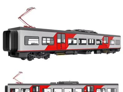 Siemens Desiro Rus Lastochka 3D model