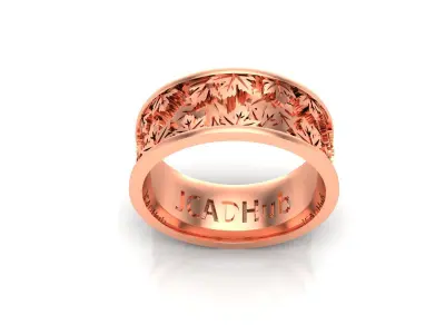 0140 - Antique Band Ring 3D print model