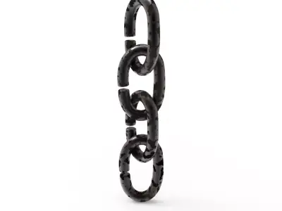 Simple Chain Rings Free 3D model