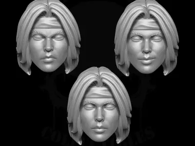 Natalie Poole GI Joe Fan Art 3D printable for action Figures 3D print model