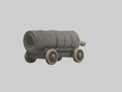 Siegeram Model Low-poly 3D model