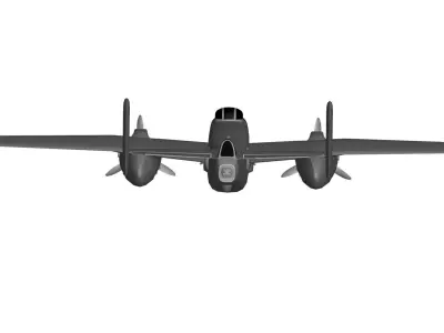 North American B-25 Mitchell 3D model