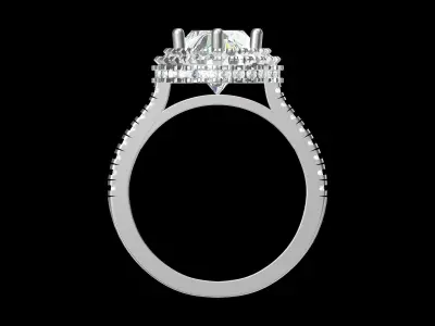 Wedding Ring  3D print model 457