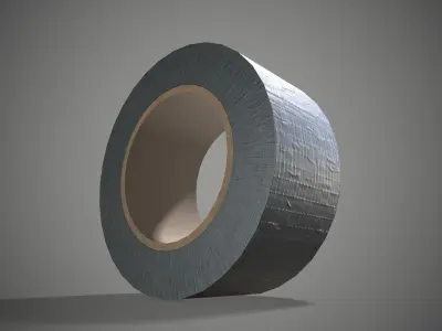 Duct Tape Low-poly 3D model purchase