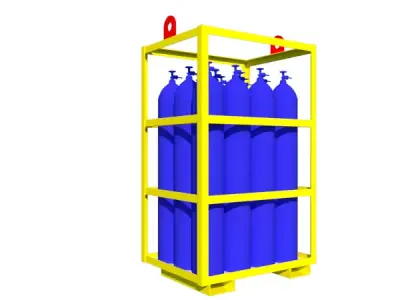 FACTORY PLAN 3D model
