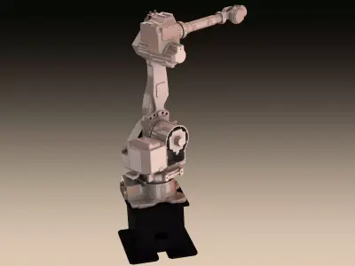 Nachi MC50 Robot W Stand Free 3D model