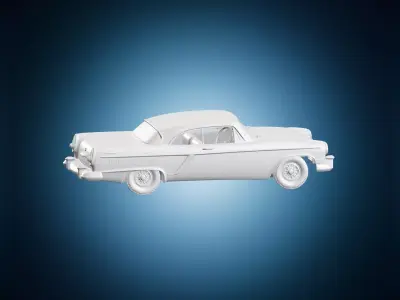 1955 Plymouth Belvedere Car Model 3D print model