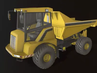 Truck Low-poly 3D model purchase