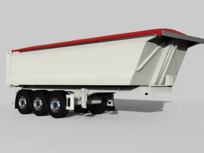 Siderale Tipper Trailer 3D model