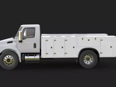 International MV Service Truck 3D model