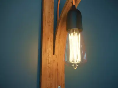 Wall Light 2 3D model purchase