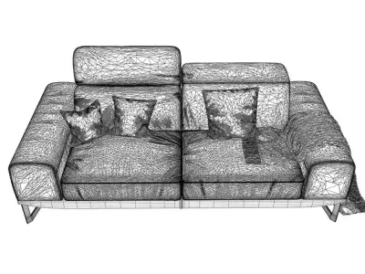 41 Sofa Natuzzi Italo part 1 3D model