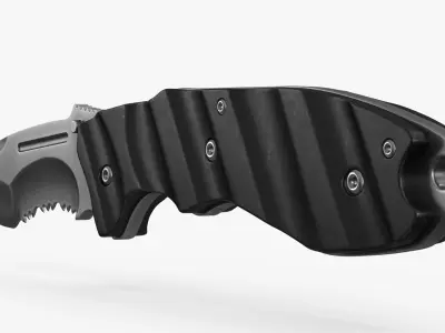 Combat Tactical Knife v2 Low-poly 3D model