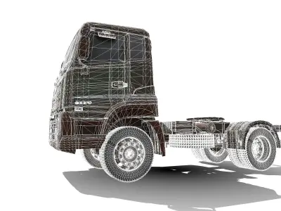 nissan-ud-quester-gke military truck 3D model