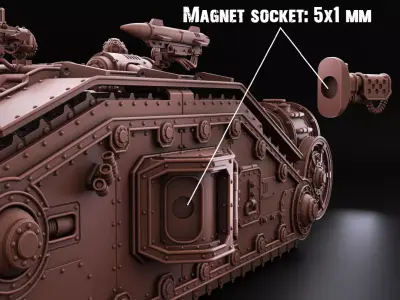 Firestorm - Solar Heavy Tank - Imperial Force 3D print model