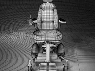 Wheelchair Motorised 3D model