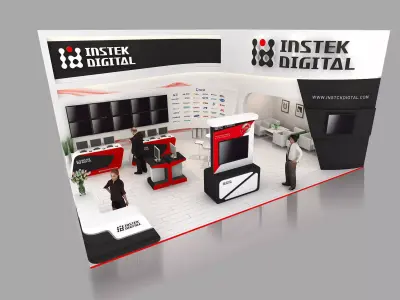 Exhibition - size - 9X6-3DMAX2009-0018 3D model