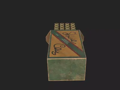 Bullet D Model 001 Low-poly 3D model
