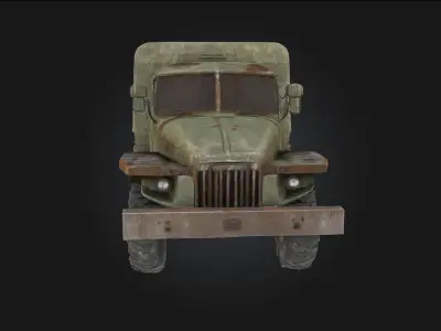Military Cargo Truck  Rugged Transport for Tactical Operations 3D model