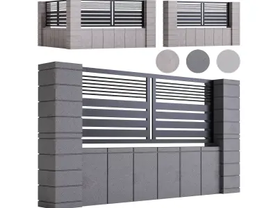 Fencing 49 3D model