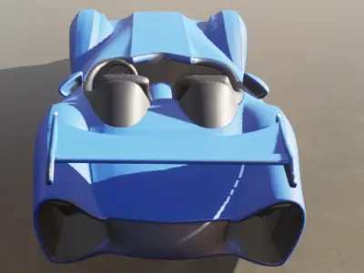 Car lowpoly Free 3D print model