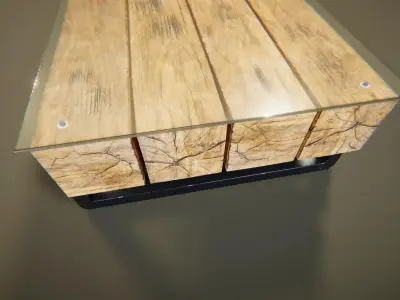 Coffee Table 11 Low-poly 3D model