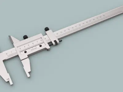 Vernier caliper 3D model buy