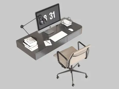 3D Table Work 3D model